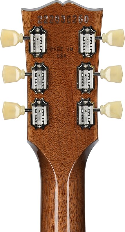 Gibson Les Paul Standard '50s Custom Color Electric Guitar, Plain Top (with Case), Inverness Green, Headstock Straight Back