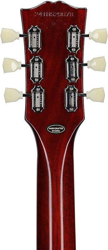 Epiphone Inspired by Gibson Custom 1959 Les Paul Standard Reissue Electric Guitar (with Case), Washed Bourbon, Headstock Straight Back