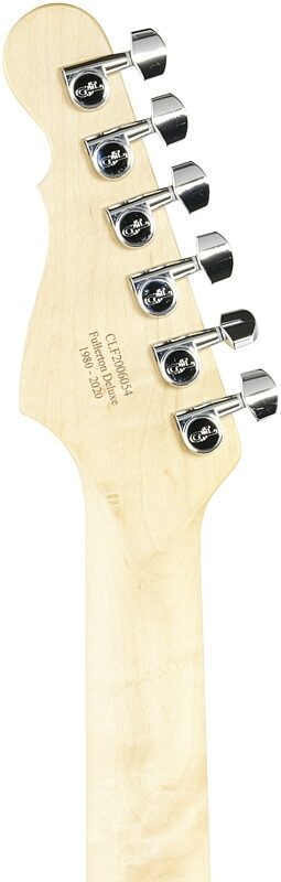 G&L Fullerton Deluxe Comanche Electric Guitar (with Gig Bag), Natural Ash, Headstock Straight Back
