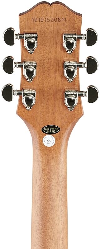 Epiphone Les Paul Classic Worn Electric Guitar, Metallic Gold, Headstock Straight Back