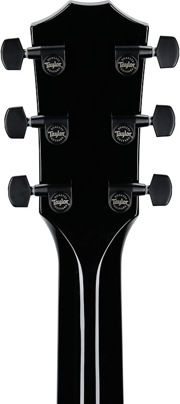 Taylor 214ce Plus Grand Auditorium Rosewood Acoustic-Electric Guitar (with Soft Case), Black, Headstock Straight Back
