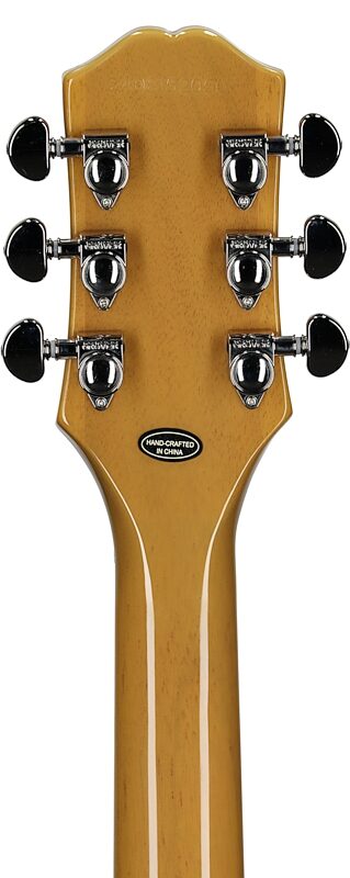 Epiphone Inspired by Gibson SG Standard Electric Guitar (with Gig Bag), TV Yellow, Headstock Straight Back