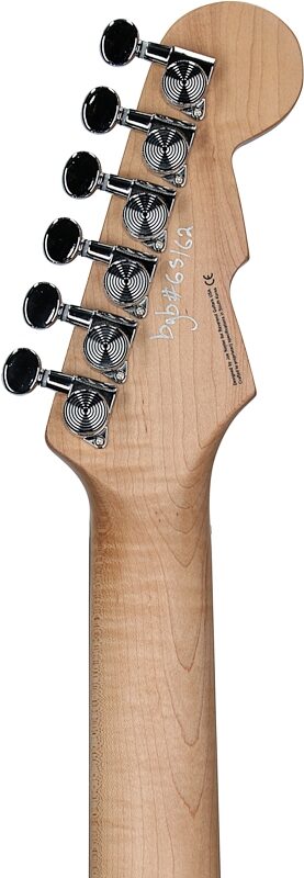 Reverend Charger 290 Electric Guitar, Left-Handed, Periwinkle, Headstock Straight Back