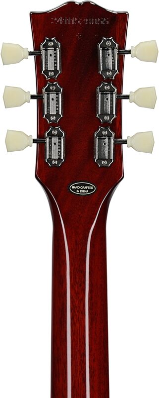 Epiphone Inspired by Gibson Custom 1959 Les Paul Standard Reissue Electric Guitar (with Case), Deep Cherry Sunburst, Headstock Straight Back