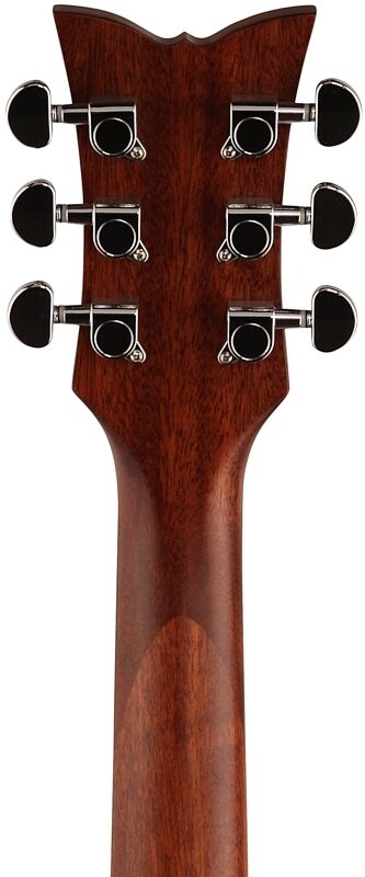 Schecter Deluxe Acoustic Guitar, Natural Satin, Headstock Straight Back