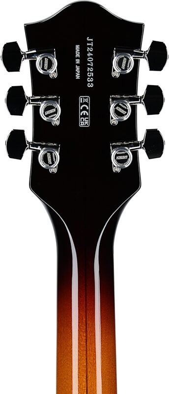 Gretsch Pro Collection Tennessean Electric Guitar (with Case), Havana Burst, Headstock Straight Back