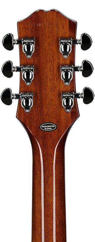 Epiphone Inspired by Gibson Les Paul Standard '60s Electric Guitar (with Gig Bag), Silver Mist, Headstock Straight Back