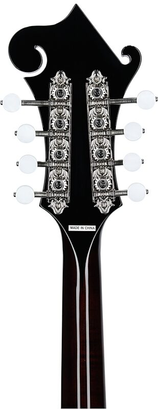 Epiphone F-5G Mandolin (with Case), Cremona Sunburst, Headstock Straight Back