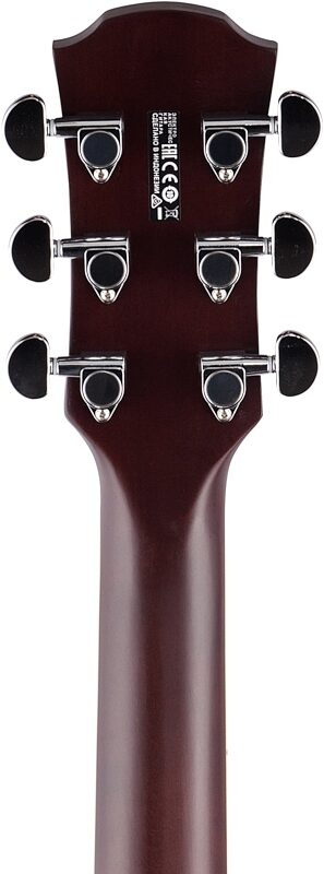 Yamaha APX-600 Acoustic-Electric Guitar, Old Violin Sunburst, Headstock Straight Back