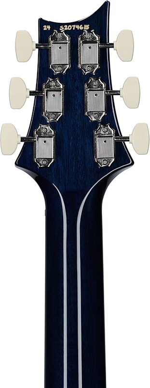 PRS Paul Reed Smith S2 McCarty 594 Singlecut Electric Guitar (with Gig Bag), Faded Gray Black Blue Burst, Headstock Straight Back