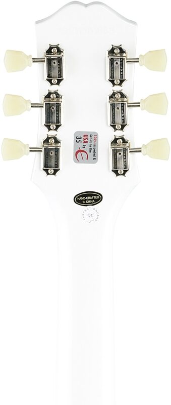 Epiphone SG Standard Electric Guitar, Alpine White, Headstock Straight Back