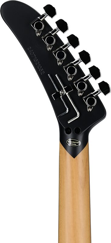 Kramer 84 HH FR Quilted Top Electric Guitar, Ebony Fingerboard (with Gig Bag), Magenta Burst, Headstock Straight Back