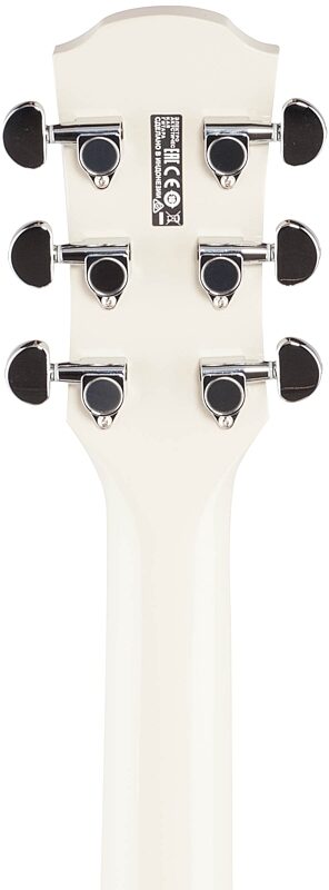 Yamaha APX-600 Acoustic-Electric Guitar, Vintage White, Headstock Straight Back