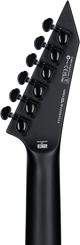 ESP LTD Arrow-1000 Evertune Electric Guitar, Black, Headstock Straight Back