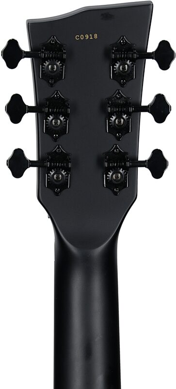 Dunable Asteroid DE Electric Guitar (with Gig Bag), Matte Black, Headstock Straight Back
