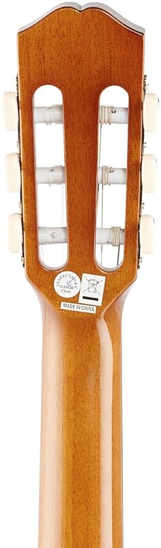 Epiphone PRO-1 Classic Nylon-String Classical Acoustic Guitar, Natural, Headstock Straight Back