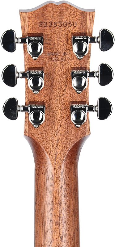 Gibson Hummingbird Studio Rosewood Acoustic-Electric Guitar (with Case), Satin Rosewood Burst, Headstock Straight Back