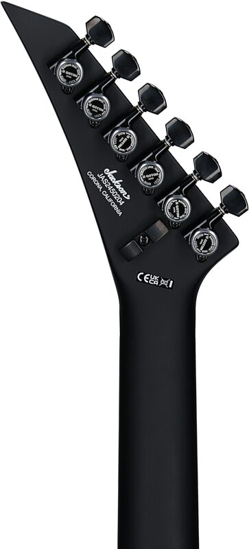 Jackson American Soloist SL2 DX Electric Guitar (with Case), Satin Black, Headstock Straight Back