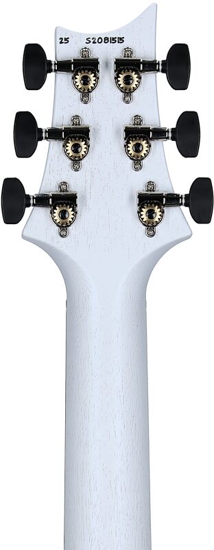 PRS Paul Reed Smith S2 Standard 22 Satin Electric Guitar, Pearl White, Headstock Straight Back