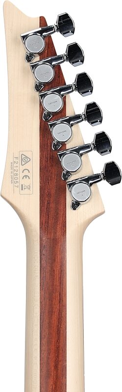 Ibanez JS2410 Joe Satriani Electric Guitar (with Case), Sky Blue, Headstock Straight Back