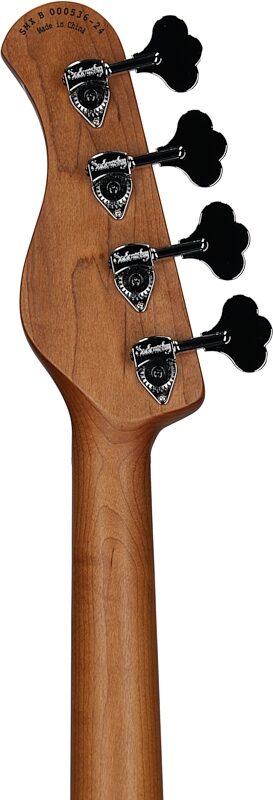 Sadowsky MetroExpress 21-Fret Vintage J/J Electric Bass, Maple Fingerboard, Sunburst, Headstock Straight Back