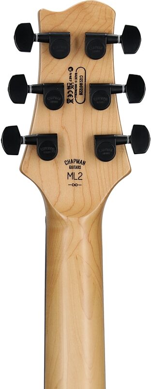 Chapman ML2 Electric Guitar, Buttercream Satin, Headstock Straight Back