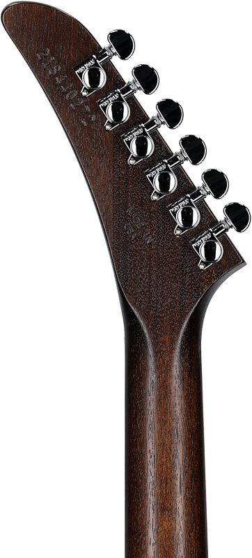 Gibson Victory Electric Guitar (with Case), Dark Walnut Satin, Headstock Straight Back