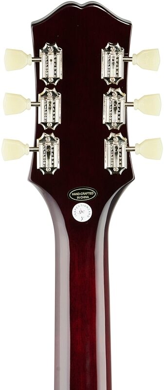 Epiphone ES-335 Figured Semi-Hollowbody Electric Guitar, Blueberry Burst, Headstock Straight Back