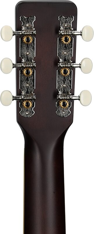 Gretsch Jim Dandy Concert Acoustic Guitar, Rex Burst, Headstock Straight Back