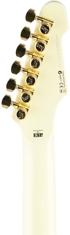ESP LTD Phoenix-1000 Electric Guitar, with Seymour Duncan Pickups, Vintage White, Headstock Straight Back