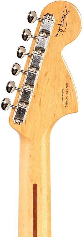 Fender Jimi Hendrix Stratocaster Electric Guitar, Olympic White, Headstock Straight Back