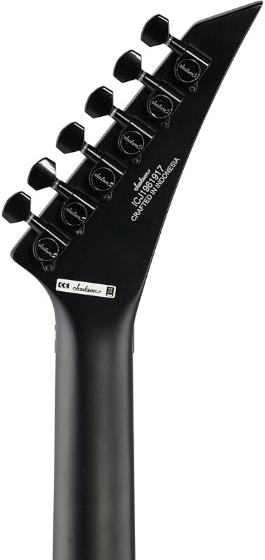 Jackson X Series Soloist SLX Electric Guitar, Left-Handed (with Laurel Fingerboard), Satin Black, Headstock Straight Back