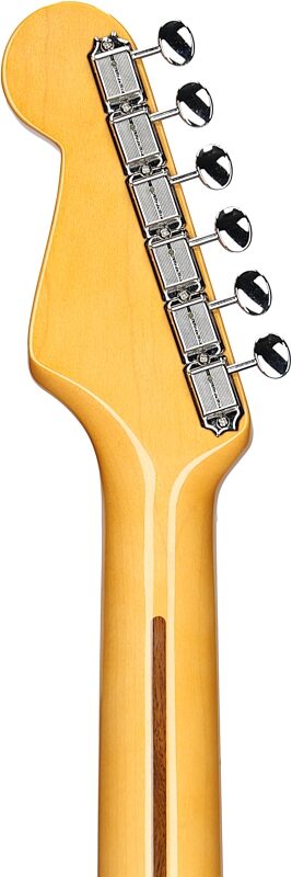 Fender 70th Anniversary American Vintage II 1954 Stratocaster Electric Guitar (with Case), 2-Color Sunburst, Headstock Straight Back