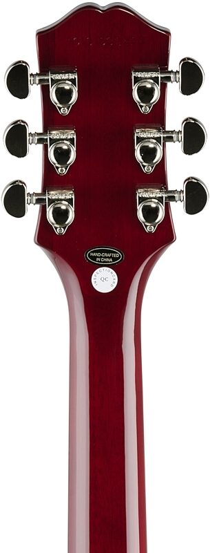 Epiphone Les Paul Studio Electric Guitar, Wine Red, Headstock Straight Back