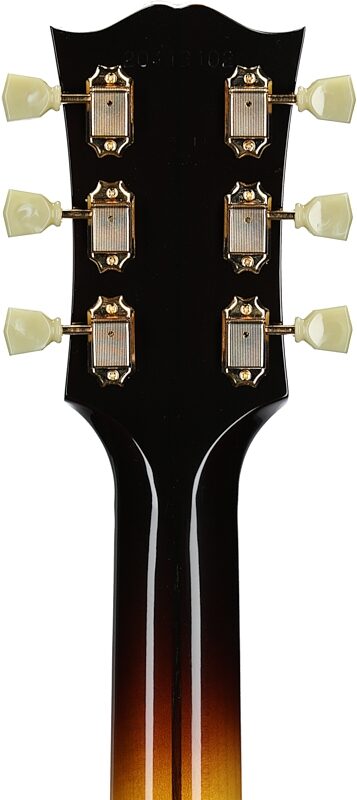 Gibson SJ-200 Original Jumbo Acoustic-Electric Guitar (with Case), Vintage Sunburst, Headstock Straight Back