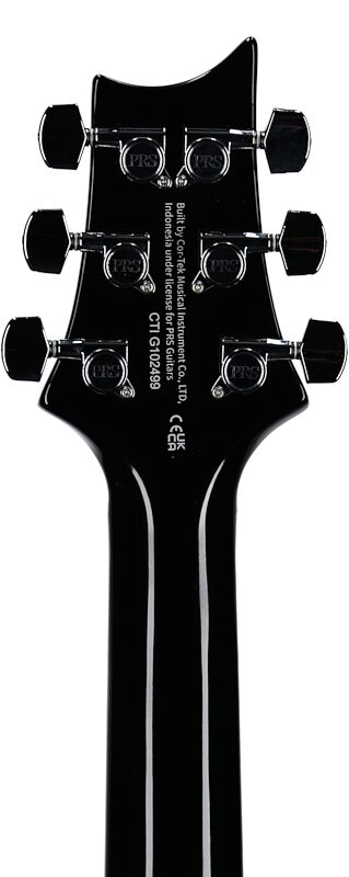PRS Paul Reed Smith SE Custom 24 Electric Guitar (with Gig Bag), Exclusive Blue Matteo, Headstock Straight Back
