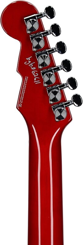 Reverend Warhawk DAW Electric Guitar, Transparent Cherry, Headstock Straight Back
