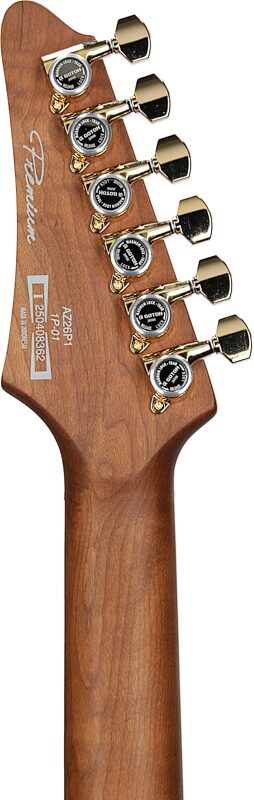 Ibanez AZ26P1 Premium Electric Guitar (with Gig Bag), Black, Headstock Straight Back