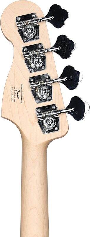 Squier Sonic Precision Bass Guitar, California Blue, Headstock Straight Back
