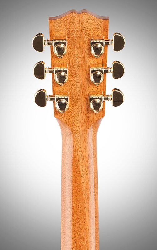 Gibson Songwriter Acoustic-Electric Guitar (with Case), Antique Natural, Headstock Straight Back