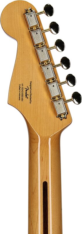 Squier Classic Vibe '50s Stratocaster Electric Guitar, with Maple Fingerboard, White Blonde, Headstock Straight Back