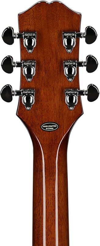 Epiphone Inspired by Gibson Les Paul Standard '60s Electric Guitar (with Gig Bag), Ebony, Headstock Straight Back