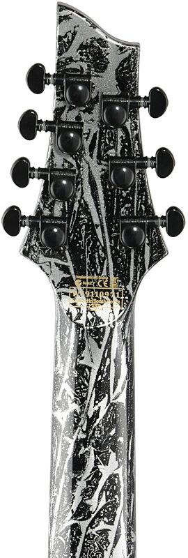 Schecter C-7 FR-S Electric Guitar, Silver Mountain, Scratch and Dent, Headstock Straight Back