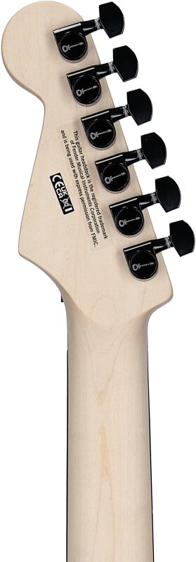 Charvel Pro-Mod Relic San Dimas ST1 HH Electric Guitar (with Gig Bag), Satin Ferrari Red, Headstock Straight Back