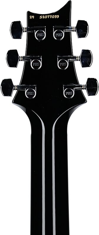 PRS Paul Reed Smith S2 Custom Color 24 Electric Guitar (with Gig Bag), Faded Gray Black Purple Smokeburst, Headstock Straight Back