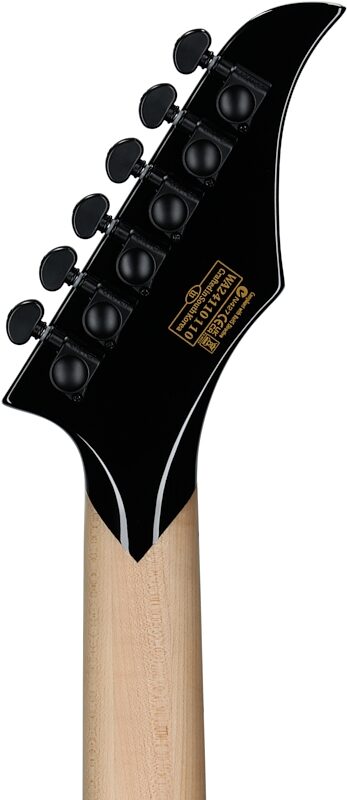 Wylde Audio Berzerker Raw Top Electric Guitar, Corridors, Headstock Straight Back