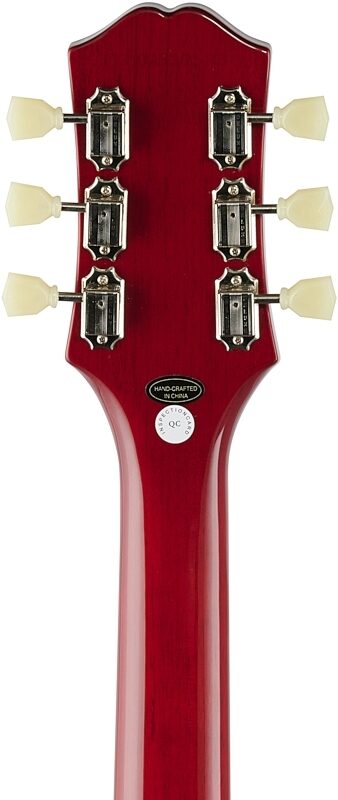 Epiphone SG Standard Electric Guitar, Heritage Cherry, Headstock Straight Back