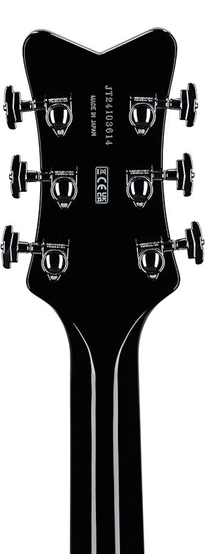 Gretsch Pro Collection Falcon Electric Guitar (with Case), Black, Open Box (Very Good), Headstock Straight Back