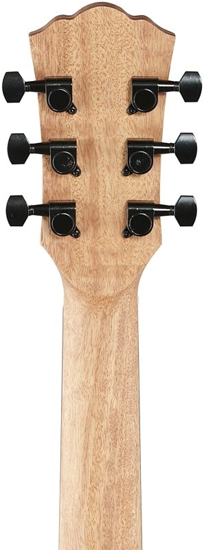 Washburn Bella Tono Novo S9 Acoustic Guitar, Charcoal Burst, Headstock Straight Back