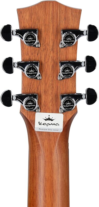 Kepma Club Series M2-131 "Mini 36" Acoustic-Electric Guitar (with Gig Bag), Natural, Headstock Straight Back